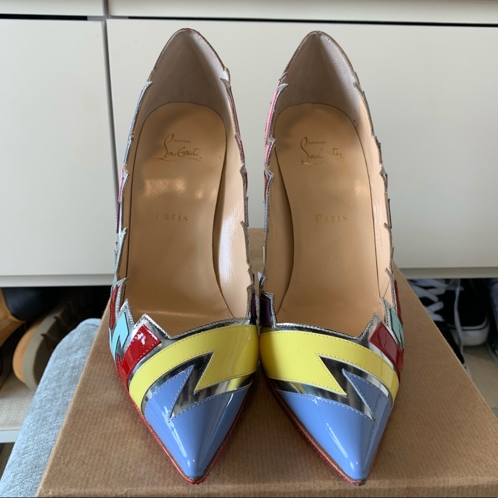 Louboutin Explotek 100 Patent / Specchio BNIB - Picture 4 of 5